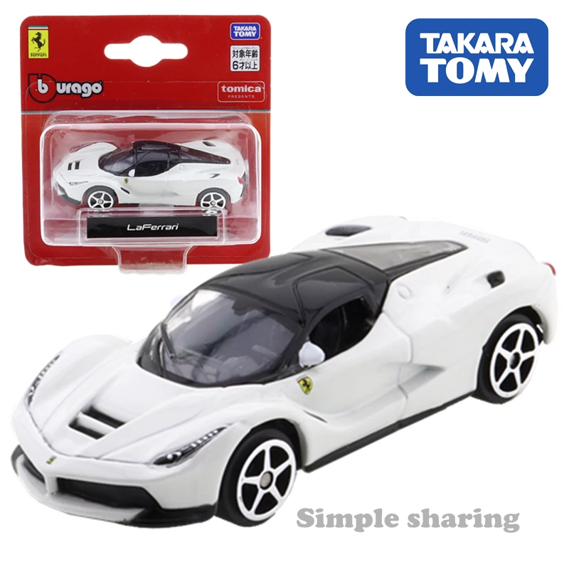 

Takara Tomy Tomica Presents Burago Race & Play Series 3 Inch La Ferrari Car Kids Toys Motor Vehicle Diecast Metal Model