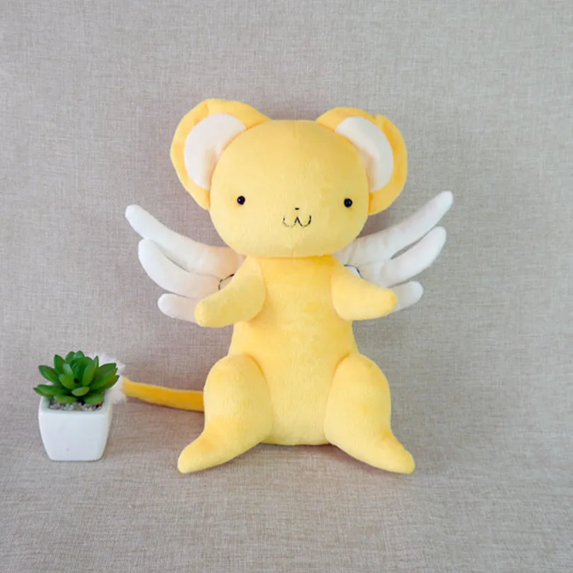 Anime Cardcaptor Sakura Plush Toy Kinomoto Sakura CERBERUS Clow Read Figure Toy Stuffed Pillow 27cm For Gift