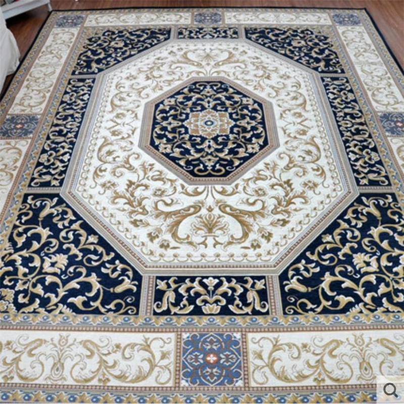 Традиционные Мягкие плотные дизайнерские коврики в китайском стиле для гостиной