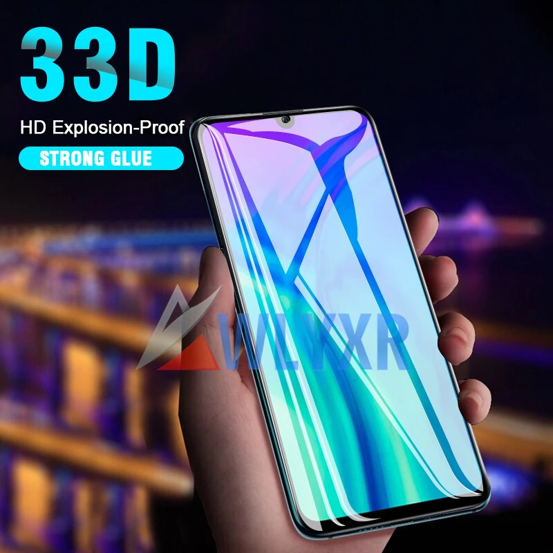Полное покрытие из закаленного стекла для huawei P30 Honor 20 10 Lite 8X9X8 S протектор экрана