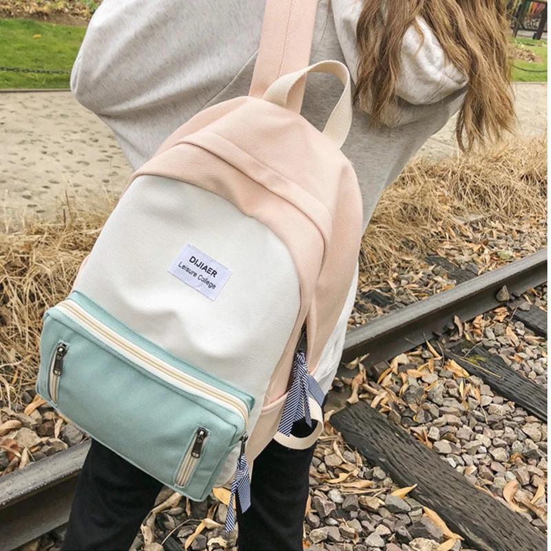 Женский Повседневный Рюкзак женский модный школьный рюкзак для подростков милый