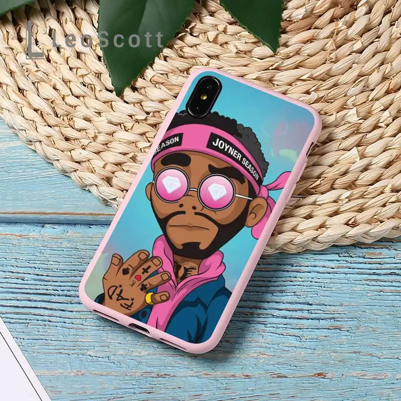 

American rapper Joyner Lucas Phone Case Candy Color for iPhone 11 12 mini pro XS MAX 8 7 6 6S Plus X 5S SE 2020 XR cover funda