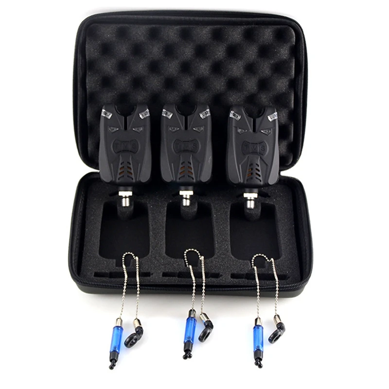 

Fishing Swingers Set LED Illuminated Fishing Bite Alarm Set Fishing Alarm Kit Carp Fishing Accessories