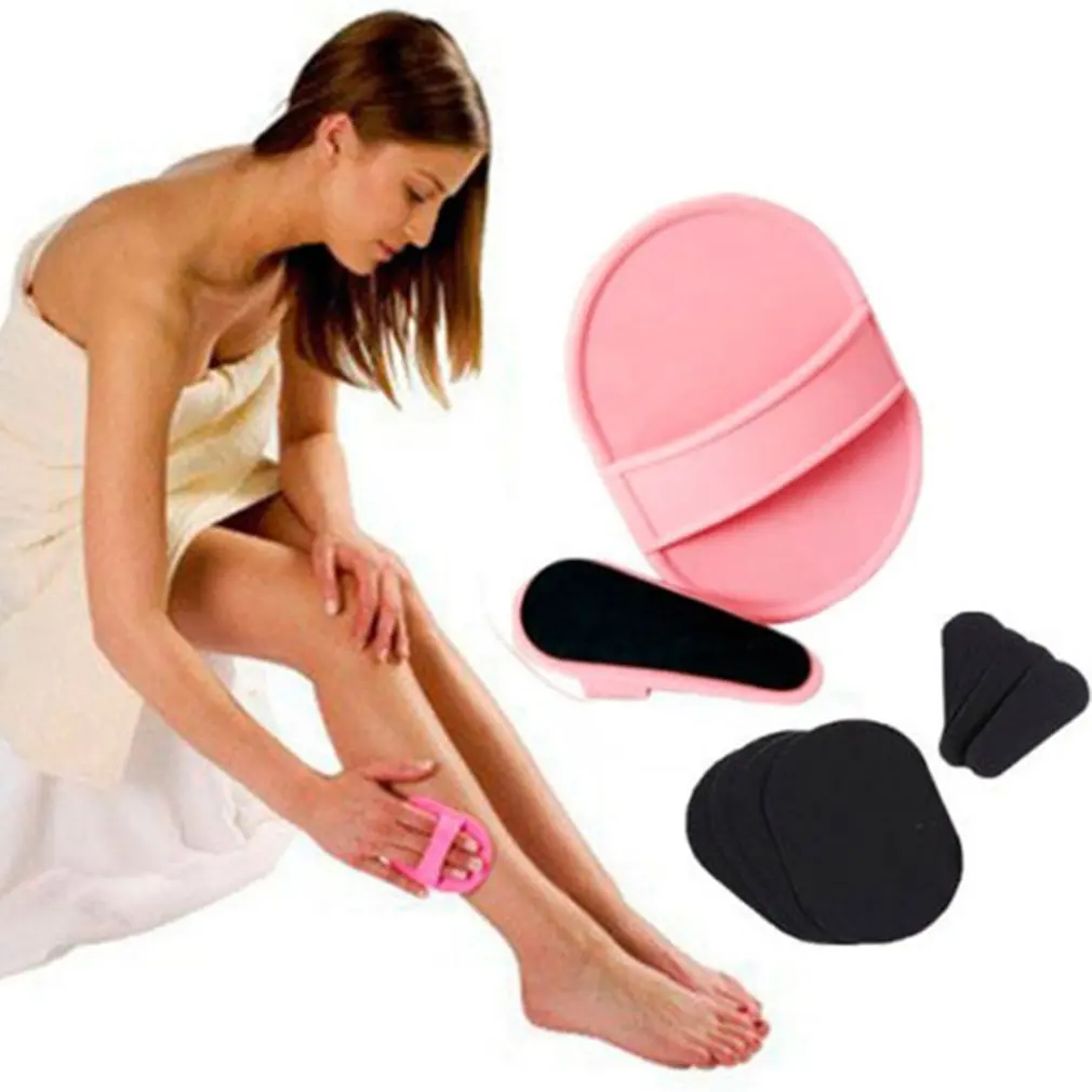 

Hair Remover Epilator Unwanted Body Tools Natural Face Hair Removal Exfoliator Pad Smooth Legs Away Lady Cosmetic Skin Care