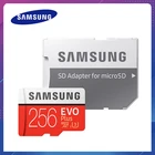 Карта памяти Micro SD Samsung, 128 ГБ, класс 10, 64 ГБ, EVO + Plus, 100 МБс., 256 ГБ