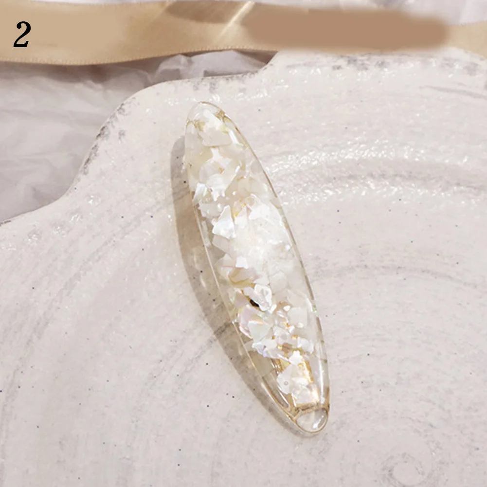 

Korea Pink Shell Hairpins Vintage Geometric Oval Hair Clips Hair Accessories for Women Japan Chic Girls Hairgrip Barrettes