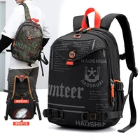 fashion backpack rucksack school bag for men nylon travel military male book bags daypack knapsack new