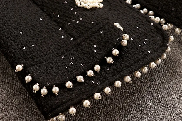 Высококачественный Женский твидовый комплект ZAWFL с блестками в Корейском стиле