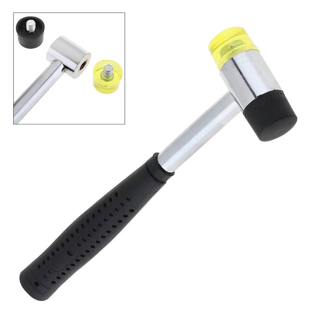 25mm Rubber Multifunctional Hammer Double Faced Work Glazing Window Beads Nylon Head Mallet Tool for Home DIY Woodworking | Инструменты
