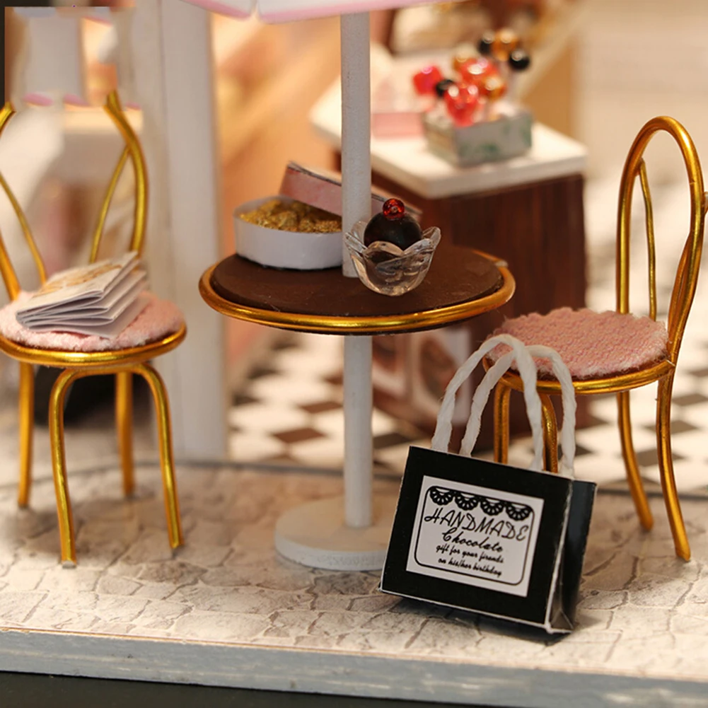 Миниатюрный Кукольный домик сделай сам в виде шоколада поделки ручной работы