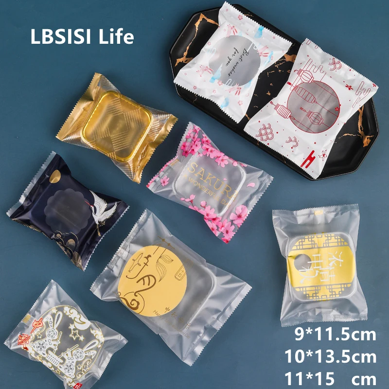 Пластиковые пакеты LBSISI Life для упаковки бисквита яичного желтка печенья 100 шт. |