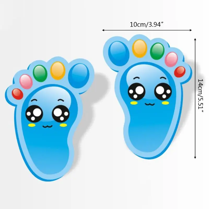 Наклейки на пол для детей самоклеящиеся наклейки расстояние 15 пар детской