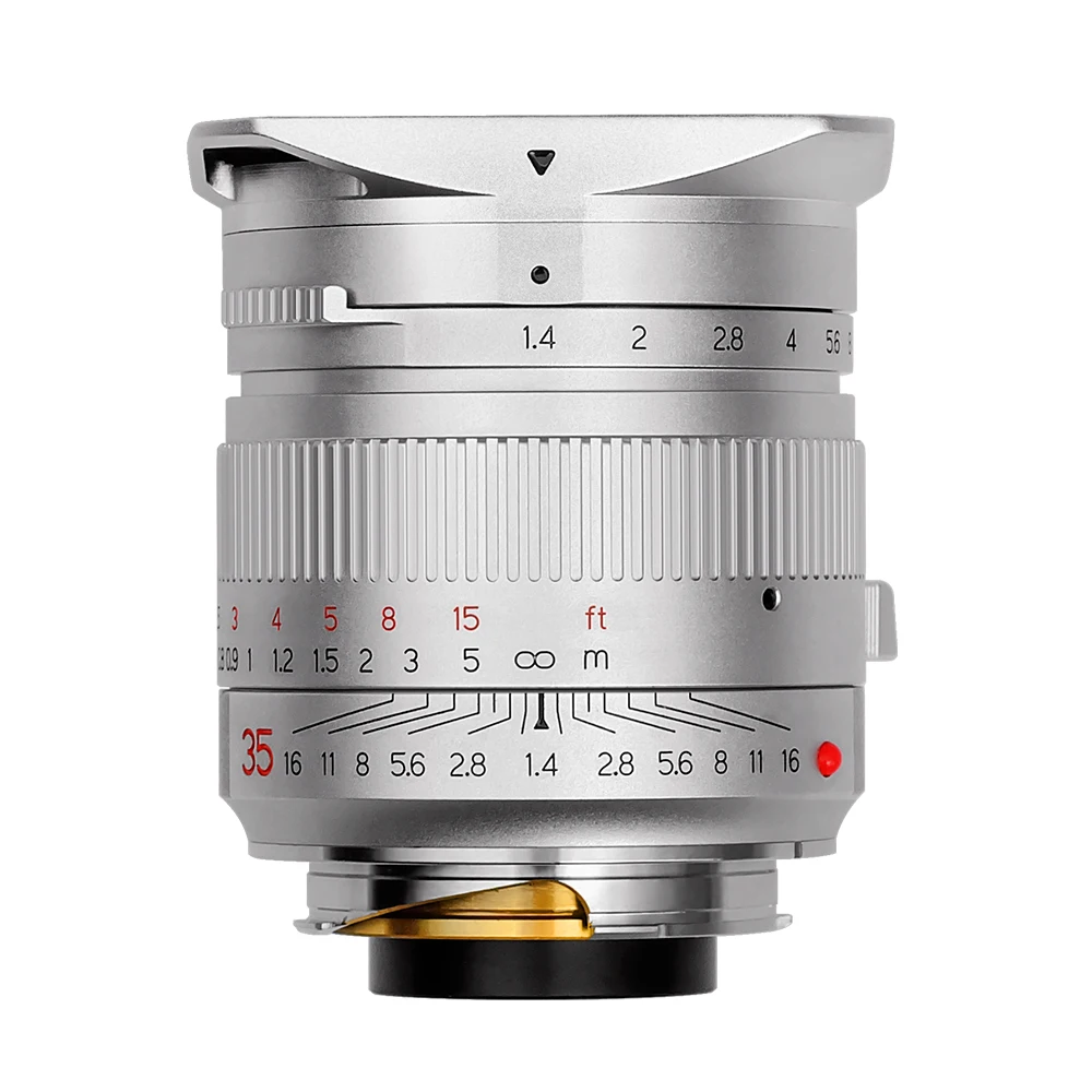 Объектив TTArtisan 35 мм F1.4 для камер Leica с M Mount таких как объективом M240 M3 M6 M7 M8 M9 M9p