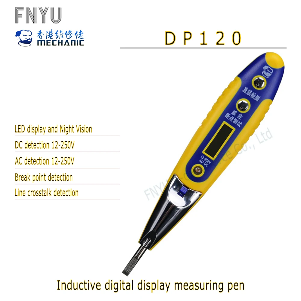 

MECHANIC DP120 Multi function and high precision digital induction measuring pen High precision, digital induction