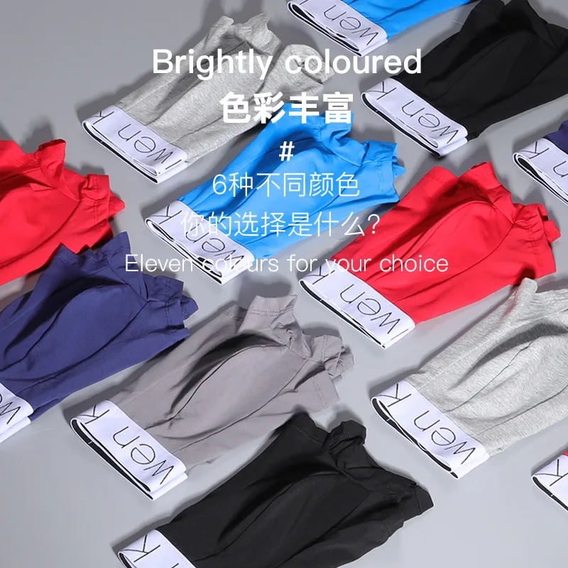 CaiwenKelun Men Underwear Cotton Boxer Shorts Print Underpants Comfortable Breathable Lingerie Male Trunk U Convex Panties 4Pcs