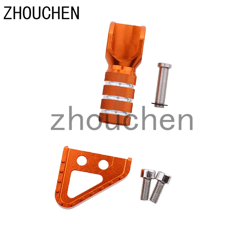 Задняя педаль тормоза для мотоцикла 1 комплект ножное управление наконечник и