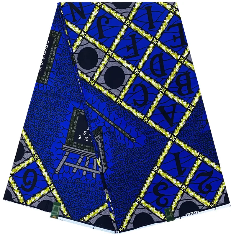 Высокое качество воск 6 ярдов африканская анкарская Ткань для шитья свадебная