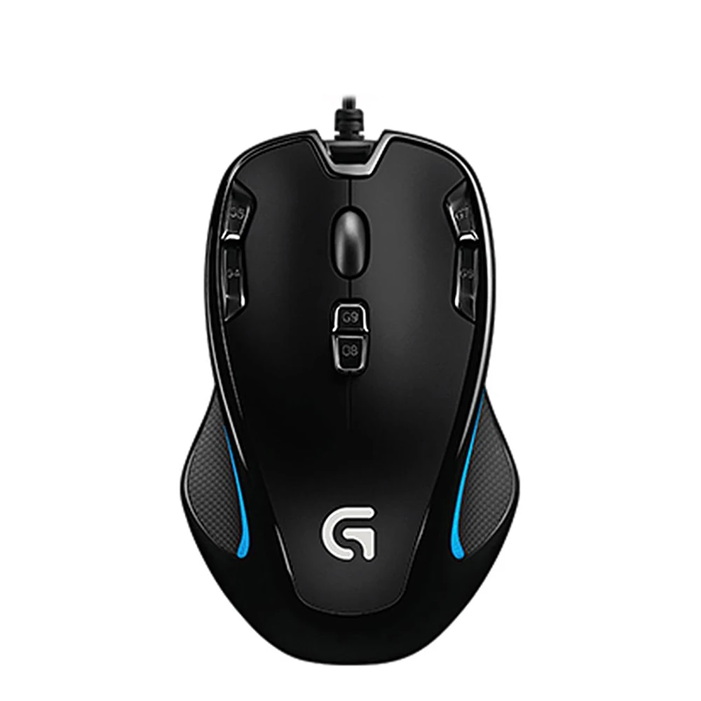 Логикул G300s программируемая игровая мышь кнопки левая и правая симметрия USB 2500