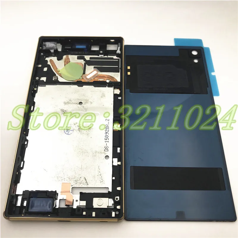 Оригинал для Sony Xperia Z5 Premium Plus Z5p E6853 E6883 E6833 средняя рамка Передняя Лицевая панель