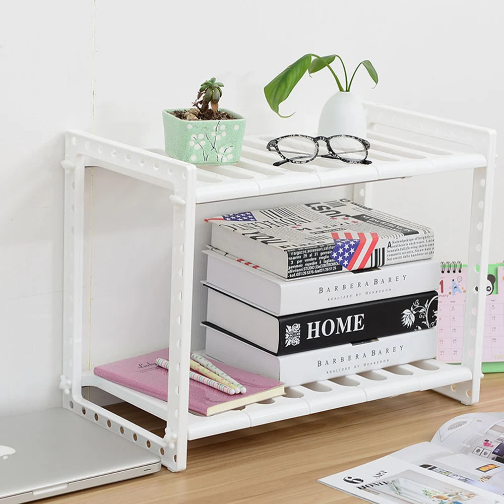 

ADOREHOUSE Under Sink Shelf Expandable 2 Tier Kitchen Cabinet Organizer Pot Pan Spice Rack Under Sink Organizer Kitchen Shelves