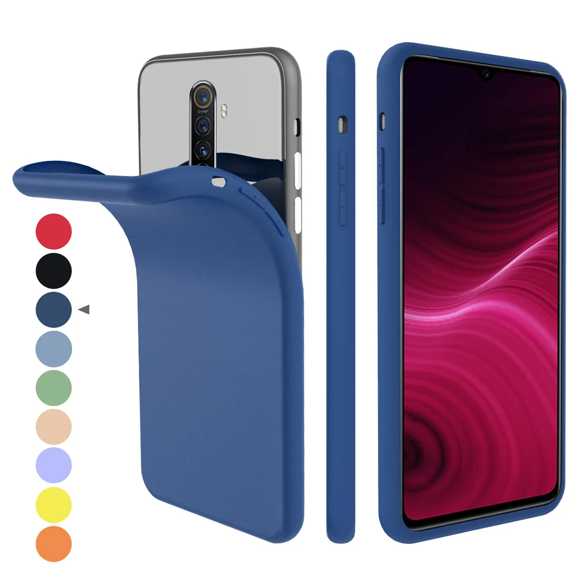 Для Oppo Realme X2 Pro Reno Ace чехол из мягкого ТПУ встроенный бархатный защитный OPPO A Reno2 Z XT 6
