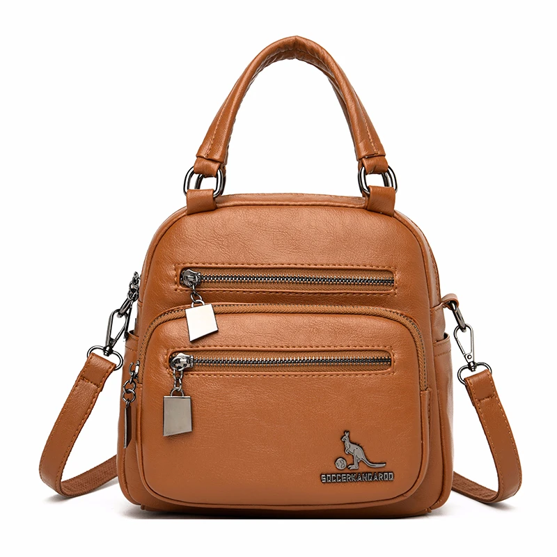 Женский многофункциональный кожаный рюкзак Sac A Dos высокого качества новинка 2019 |