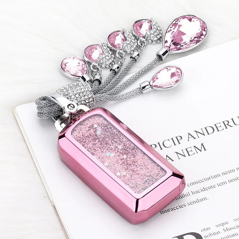 

New Soft TPU Car Key Case Cover Shell Protection For Mitsubishi Outlander Lancer10 Pajero Sport ASX RVR L200 Keychain Ring