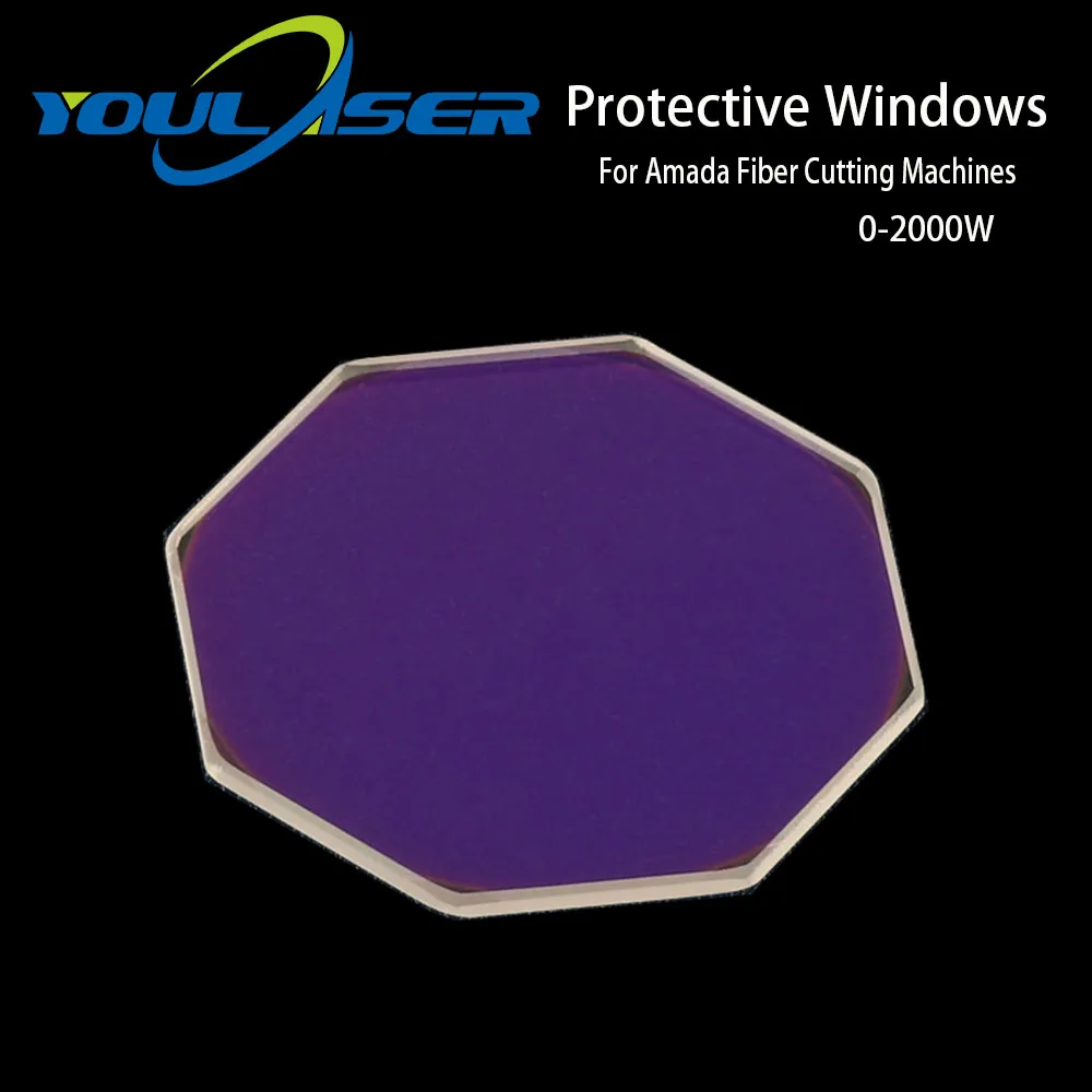 

Лазерные 0-2000 Вт защитные стекла диаметром 33 мм T1.5 кварцевый плавленый кремний JGS1 для Amada 1064 нм волоконно-лазерной резки