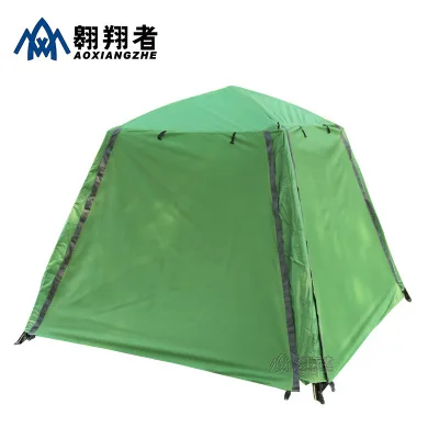 Verkauf Outdoor Camping Automatische Schnell öffnungs Zelt 2-4 Menschen Erhöhen Höhe Doppel-schicht Anti-sturm Haushalt Luxus Modelle