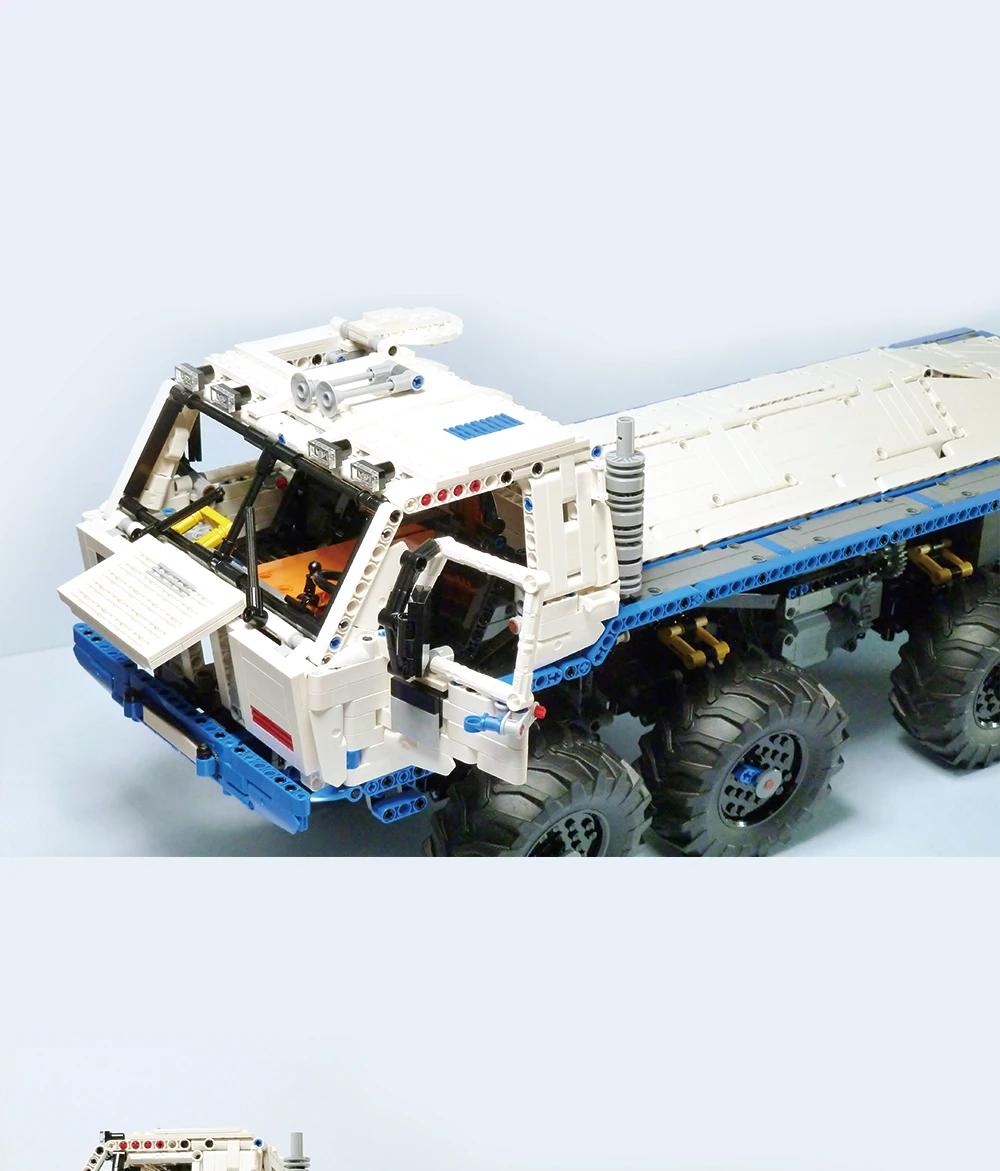 BulidMOC Tatra T813 8x8 PROFA инженерный автомобиль трактор игрушка самосвал Модель классическая игрушка автомобиль детские игрушки инженерный автомобиль