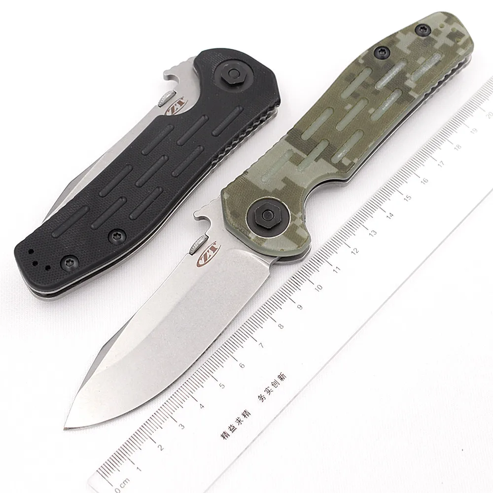 

JUFULE OEM 0630 Mark M390 blade G10 Steel handle Copper washer outdoor camp hunting survival pocket fruit folding knife EDC tool