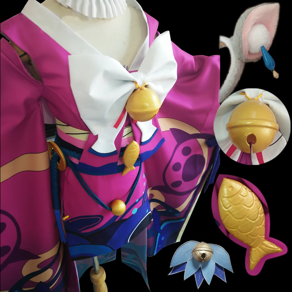 VEVEFHUANG Kосплей Аниме! Onmyoji кошка владелец нового ролевого непробуждающего милого