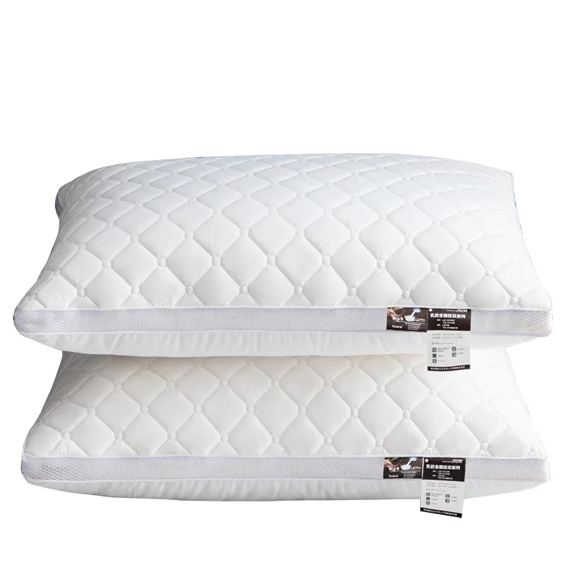 

Latex pillow cotton pillow single cassia seed cervical pillow double children nap pillow in a pair