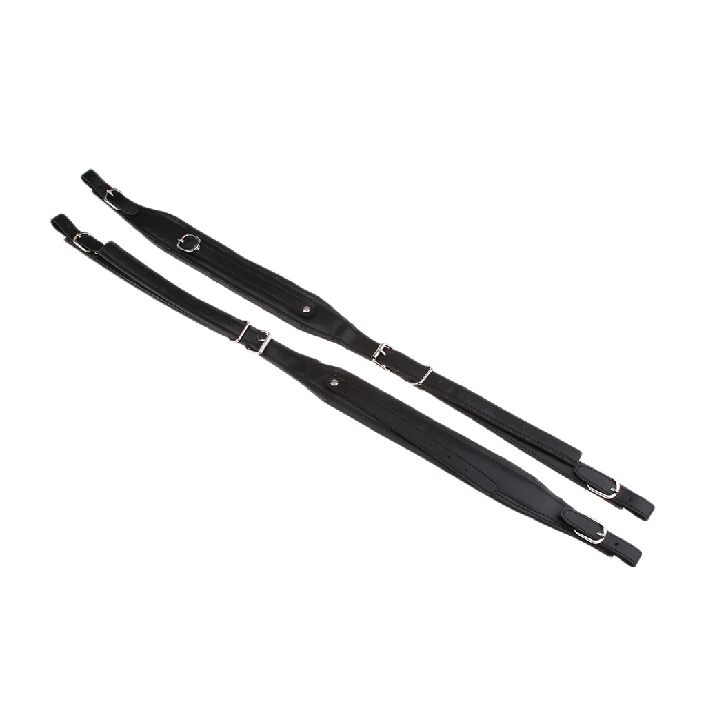 Регулируемый кожаный ремень 2 шт. наплечный для басов 80 96 120|Аккордеон| |