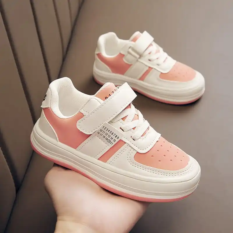 

Детские Нескользящие кроссовки, черные или розовые повседневные кроссовки для мальчиков и девочек, размеры 28-37, 2022