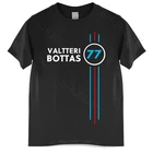 Новое поступление, Мужская футболка Valtteri Bottas, удивительные 100% хлопковые футболки для любителей автомобилей, топ, новая модная футболка, Мужская футболка