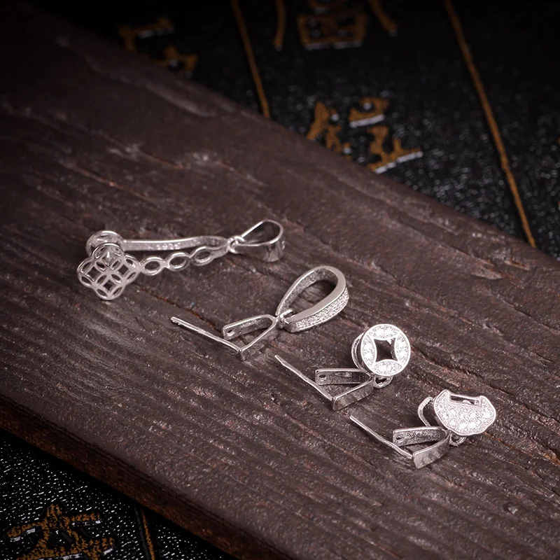 1 шт. подвески из стерлингового серебра 925 пробы застежки и пряжки для браслета