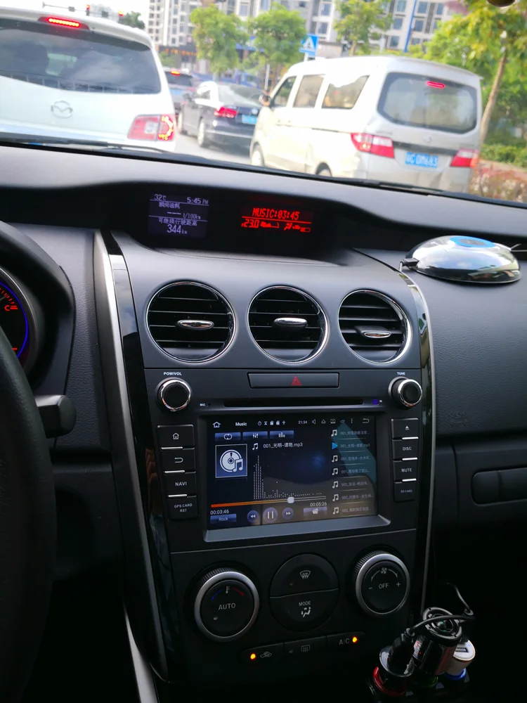 Автомобильный аудиоплеер 7 дюймов Восьмиядерный android 10 gps плеер для mazda cx 2008 2014 с 4