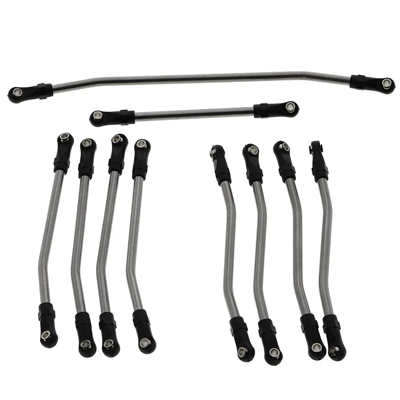 

Retail Metal Upper Lower Suspension Link Rod Linkage Steering Link Rod for AXIAL Wraith 90018 20 31 45 90056 1/10 RC Crawler