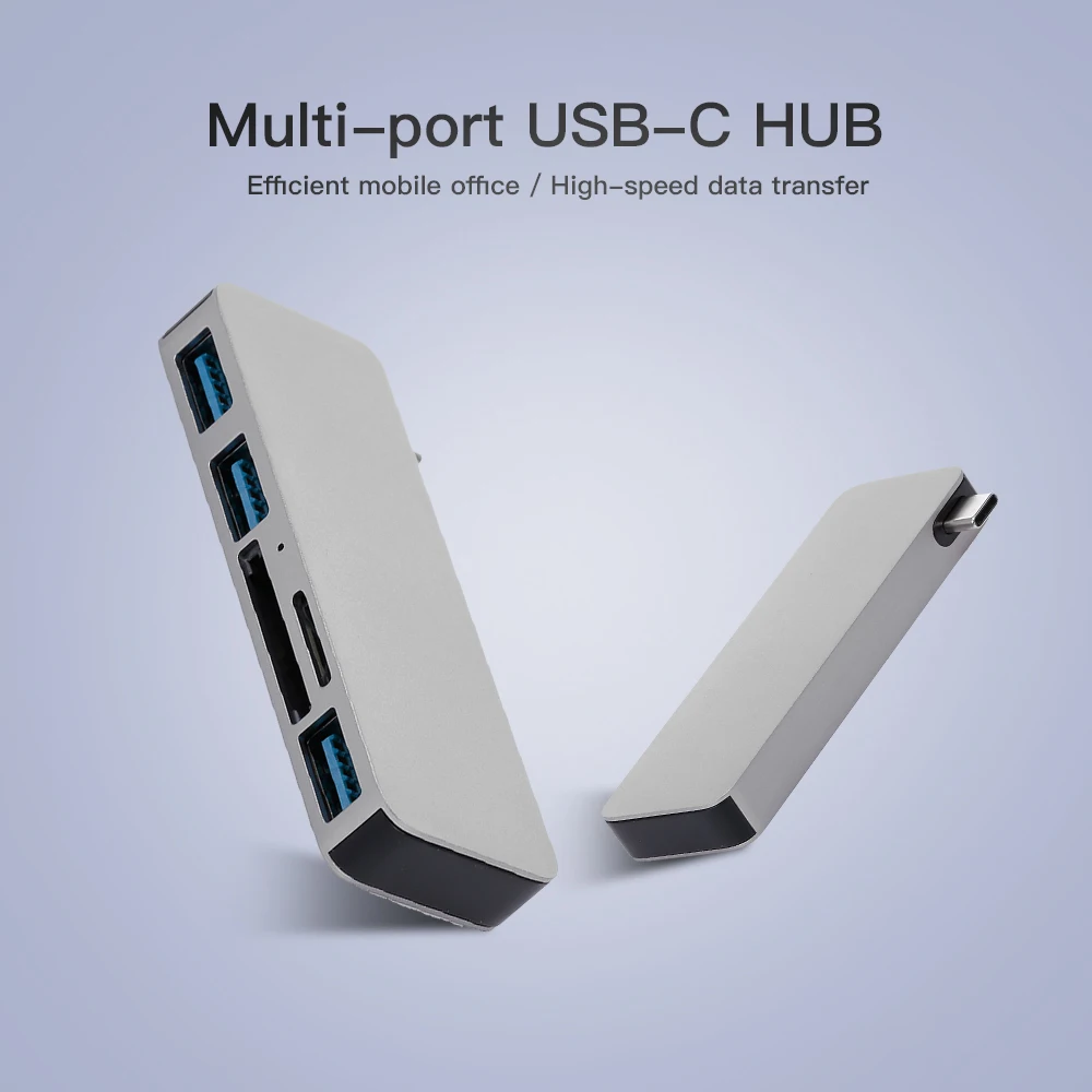 5 в 1 многопортовый USB C концентратор для 3 0 Type адаптер конвертер SD TF кардридер
