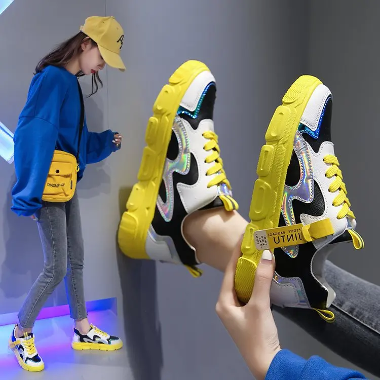 

Net Red Elegant Shoes Women Spring New Style Shoes Casual All-match Super Fire Sneakers Women