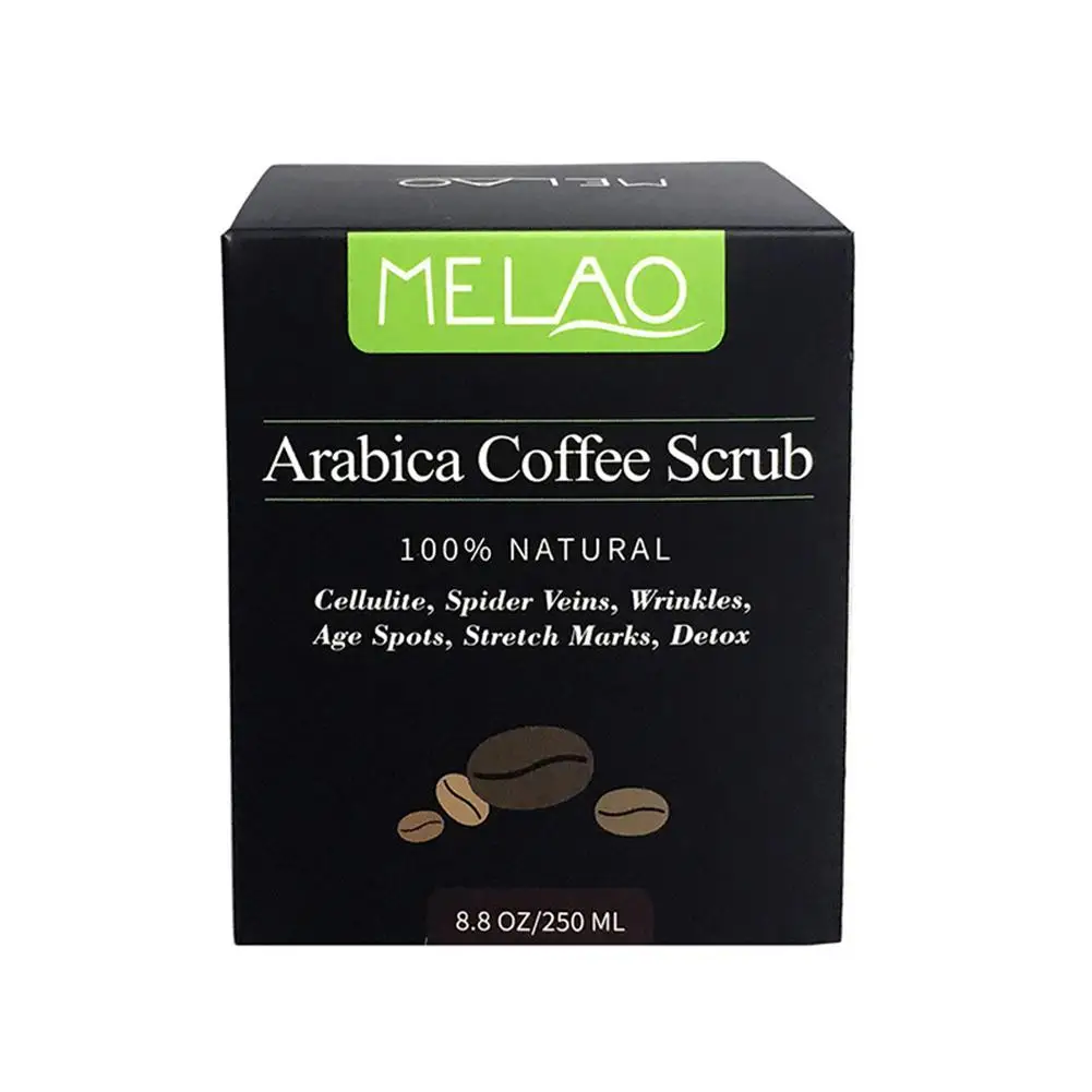 Яркий гламурный кофейный скраб для лица натуральное кокосовое масло тела