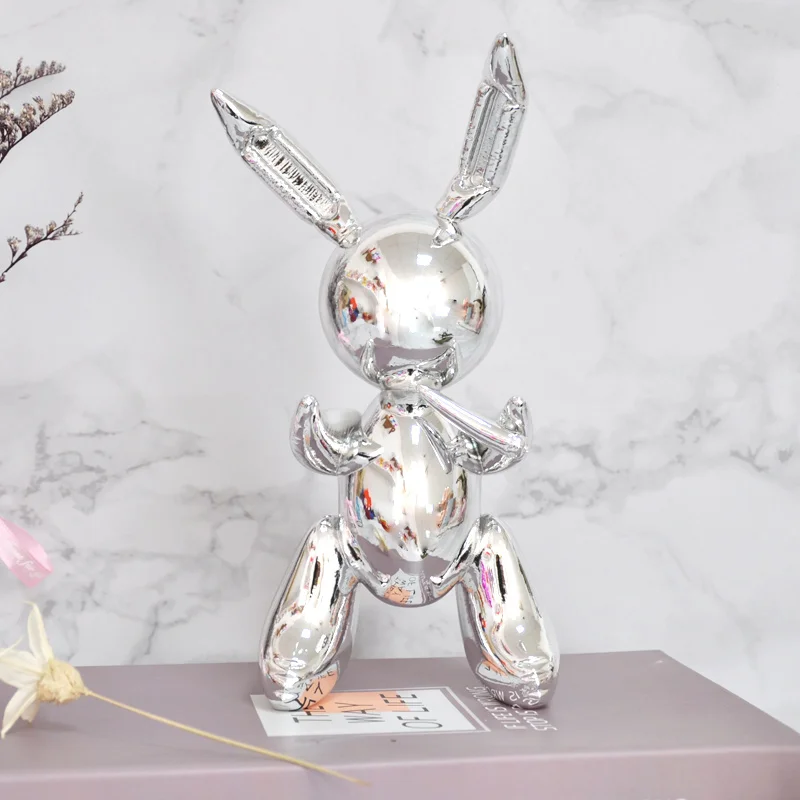 

balloon rabbit sculpture home decoration art and craft garden decoration creative statue