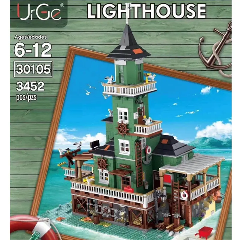 

Urge 30105 Expert Series Idea The Lighthouse Building Blocks Bricks 5123pcs Bricks Model Toys Old Fishing Store