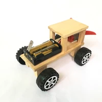 wind power car diy electronic kit technology science toys educational kits for children experiment creative invention school toy