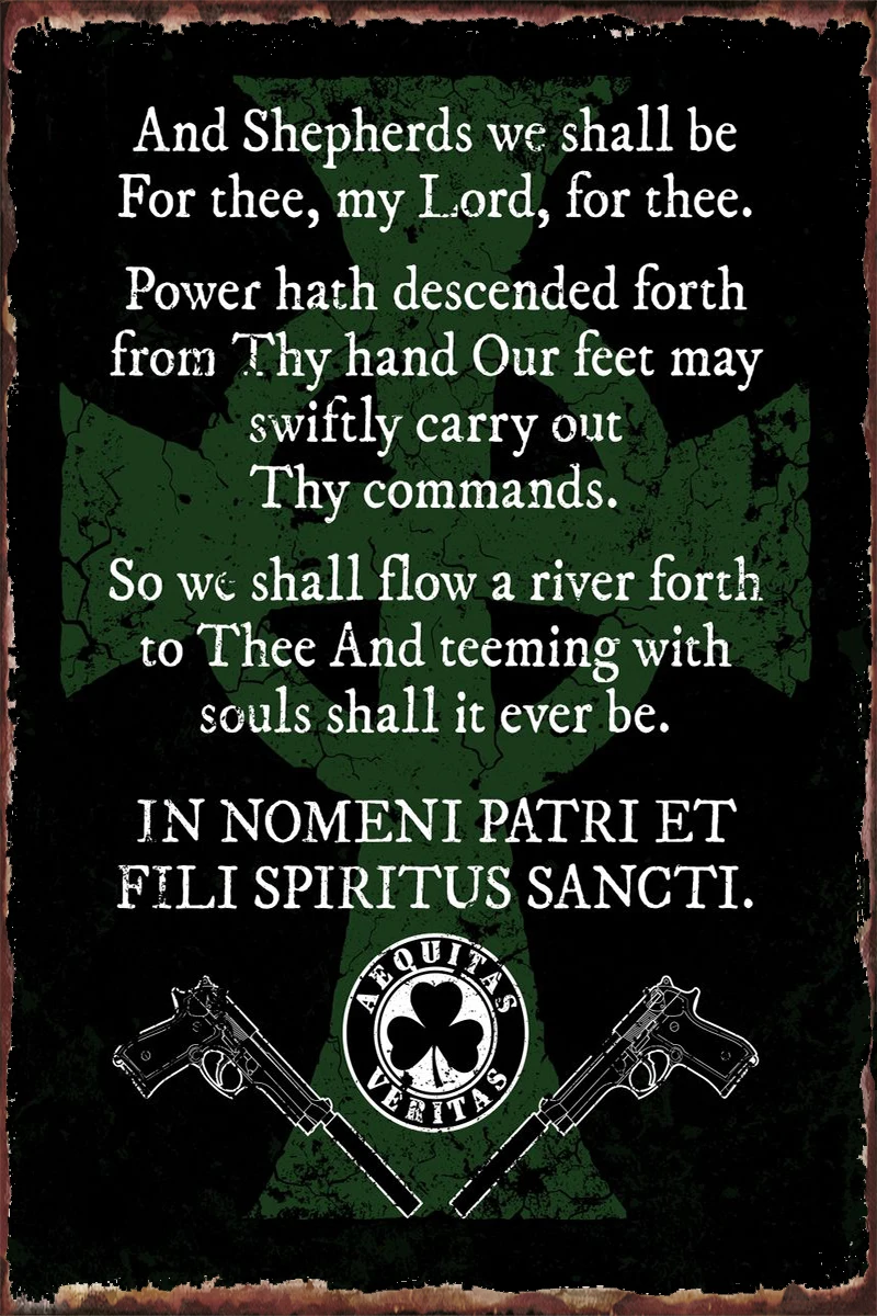 

Металлическая Оловянная вывеска Boondock Сэйнтс, жестяные таблички, Настенный декор, украшение для комнаты в стиле ретро, винтажное украшение д...