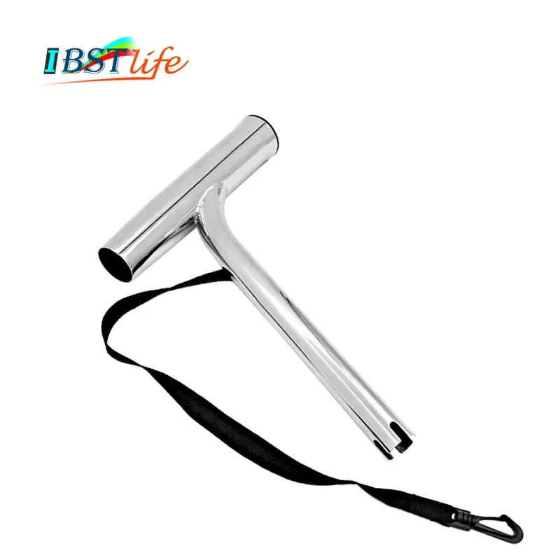 

IBST LIFE Highly Mirror Polished SS316 Outrigger Fishing Rod Holder pole bracket support for Marine Boat Yacht tackle