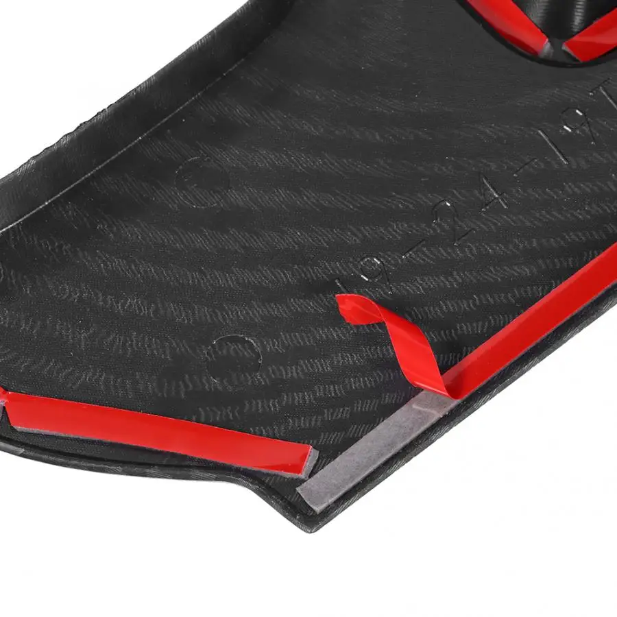 Хромированный Стайлинг из углеродного волокна центральное управление коробка