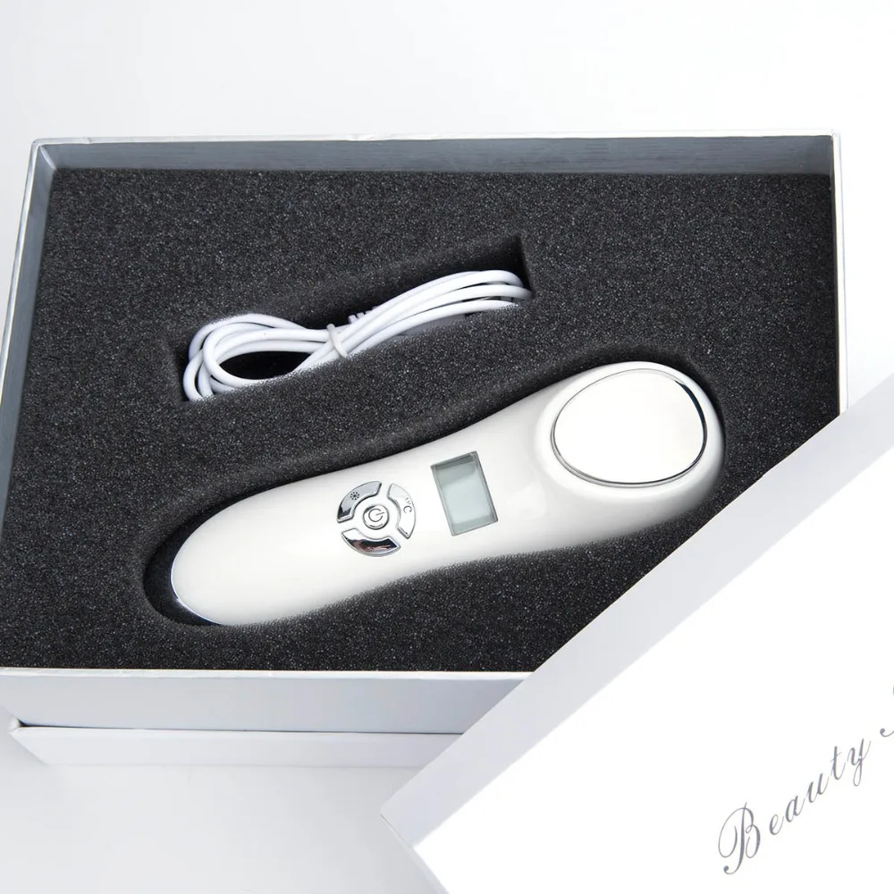 5 в 1 горячий и холодный массажер для лица фотонная терапия омоложение кожи