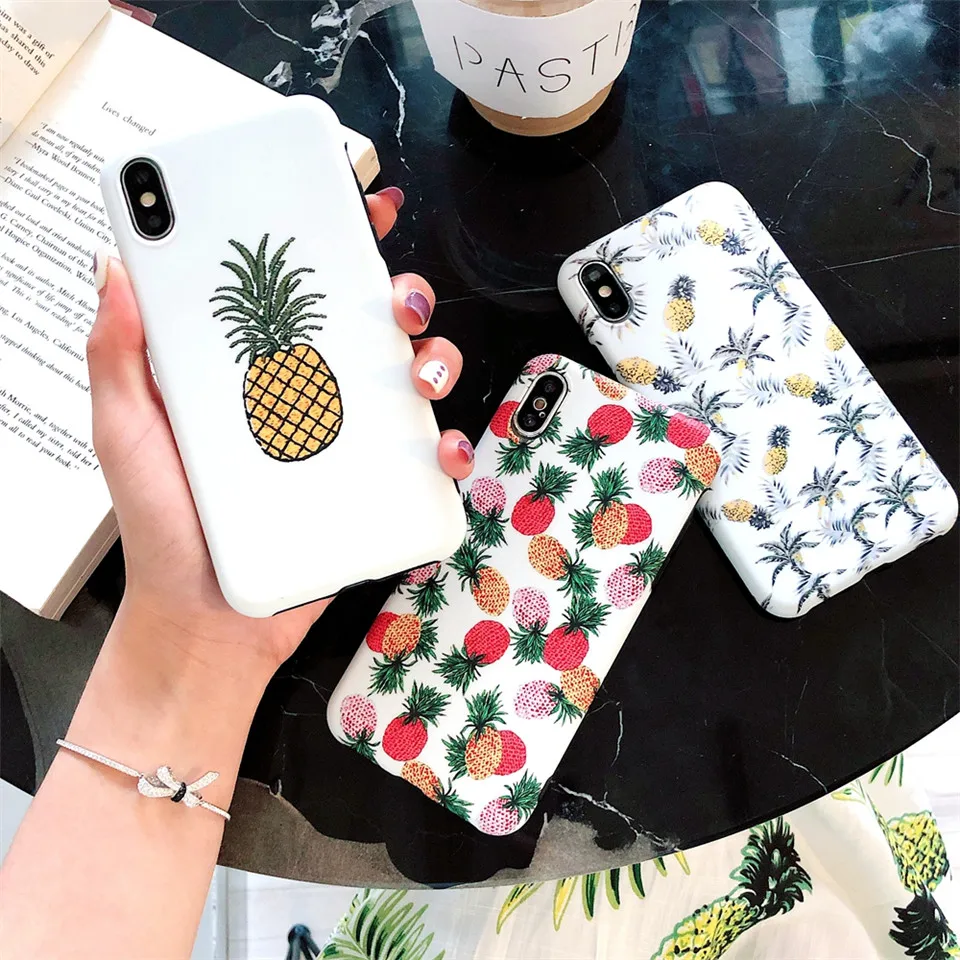 Beautiful girls Pineapple style phone cases For Apple iPhone X XS MAX 8 7 plus 6 6s Cover |